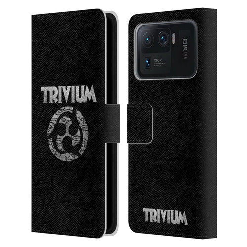 Trivium Graphics Swirl Logo Leather Book Wallet Case Cover For Xiaomi Mi 11 Ultra