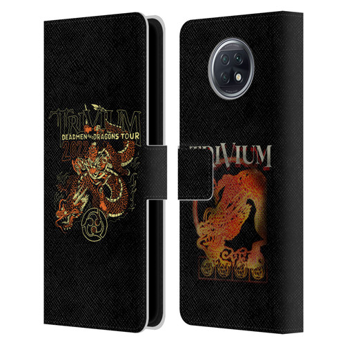 Trivium Graphics Deadmen And Dragons Leather Book Wallet Case Cover For Xiaomi Redmi Note 9T 5G