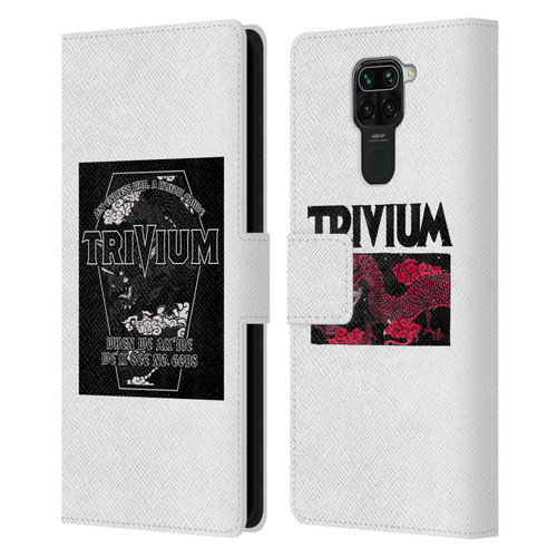 Trivium Graphics Double Dragons Leather Book Wallet Case Cover For Xiaomi Redmi Note 9 / Redmi 10X 4G