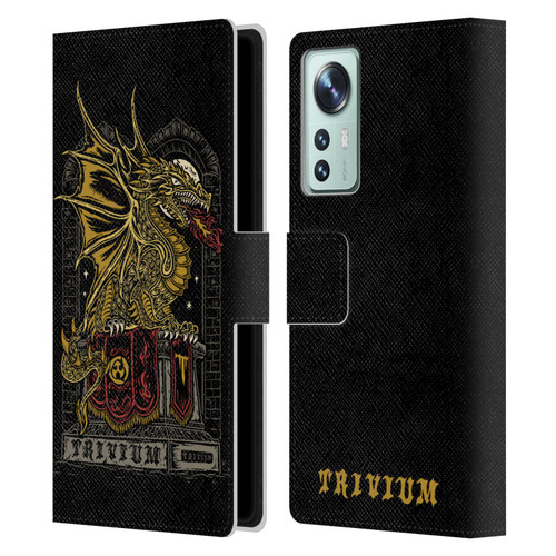 Trivium Graphics Big Dragon Leather Book Wallet Case Cover For Xiaomi 12