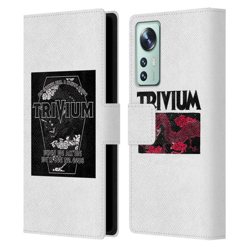 Trivium Graphics Double Dragons Leather Book Wallet Case Cover For Xiaomi 12