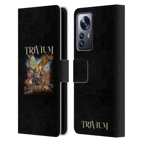 Trivium Graphics In The Court Of The Dragon Leather Book Wallet Case Cover For Xiaomi 12 Pro
