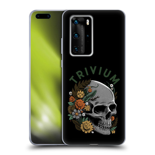 Trivium Graphics Skelly Flower Soft Gel Case for Huawei P40 Pro / P40 Pro Plus 5G