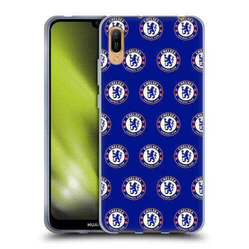 Chelsea Football Club Crest Pattern Soft Gel Case for Huawei Y6 Pro (2019)