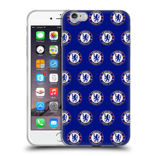 Chelsea Football Club Crest Pattern Soft Gel Case for Apple iPhone 6 Plus / iPhone 6s Plus