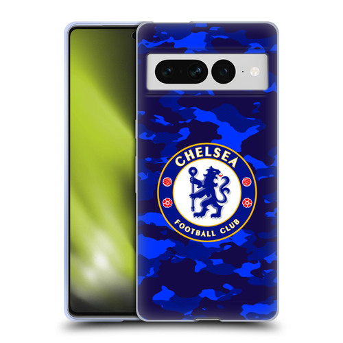 Chelsea Football Club Crest Camouflage Soft Gel Case for Google Pixel 7 Pro Chelsea Football Club Crest Camouflage Soft Gel Case for Google Pixel 7 Pro