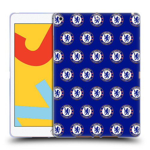 Chelsea Football Club Crest Pattern Soft Gel Case for Apple iPad 10.2 2019/2020/2021