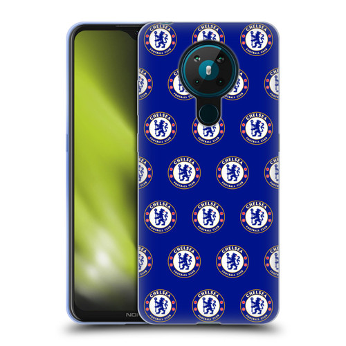 Chelsea Football Club Crest Pattern Soft Gel Case for Nokia 5.3