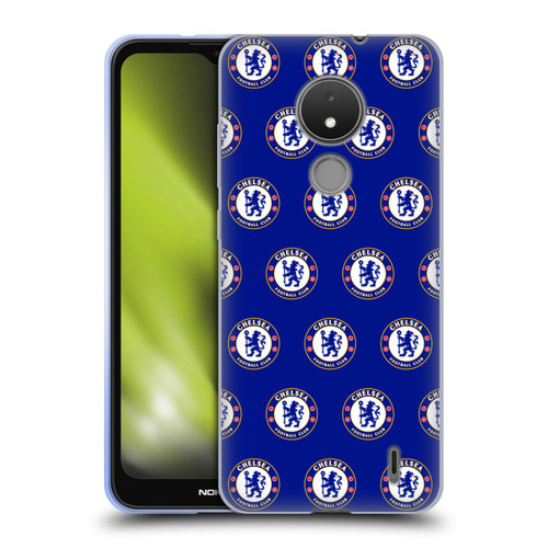 Chelsea Football Club Crest Pattern Soft Gel Case for Nokia C21