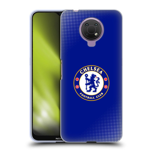 Chelsea Football Club Crest Halftone Soft Gel Case for Nokia G10