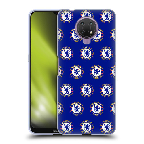 Chelsea Football Club Crest Pattern Soft Gel Case for Nokia G10