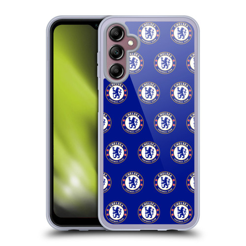 Chelsea Football Club Crest Pattern Soft Gel Case for Samsung Galaxy A14 5G