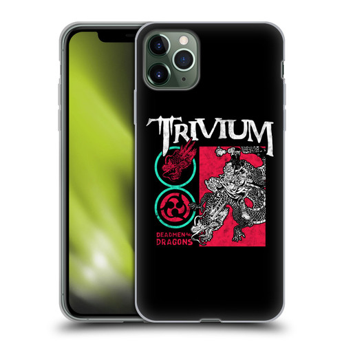 Trivium Graphics Deadmen And Dragons Date Soft Gel Case for Apple iPhone 11 Pro Max