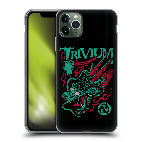 Trivium Graphics Screaming Dragon Soft Gel Case for Apple iPhone 11 Pro Max