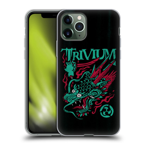 Trivium Graphics Screaming Dragon Soft Gel Case for Apple iPhone 11 Pro