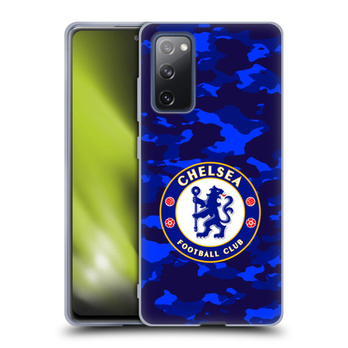 Chelsea Football Club Crest Camouflage Soft Gel Case for Samsung Galaxy S20 FE / 5G