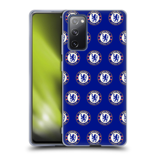 Chelsea Football Club Crest Pattern Soft Gel Case for Samsung Galaxy S20 FE / 5G