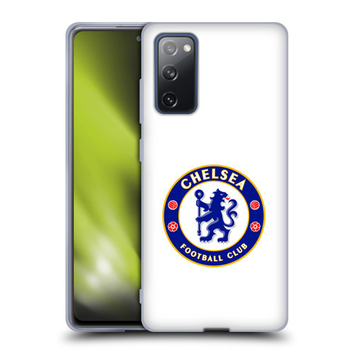 Chelsea Football Club Crest Plain White Soft Gel Case for Samsung Galaxy S20 FE / 5G