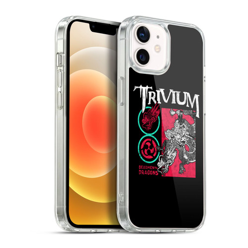 Trivium Graphics Deadmen And Dragons Date Soft Gel Case for Apple iPhone 12 / iPhone 12 Pro & MagSafe