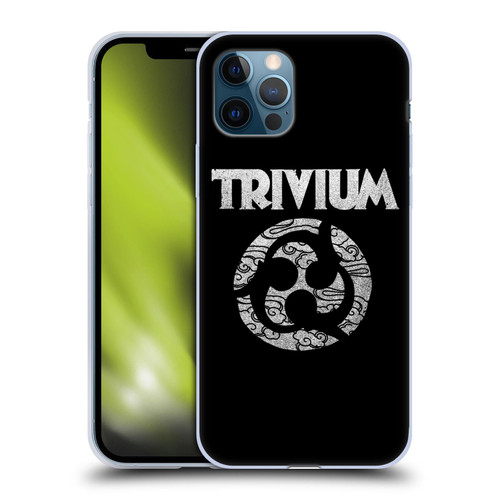 Trivium Graphics Swirl Logo Soft Gel Case for Apple iPhone 12 / iPhone 12 Pro