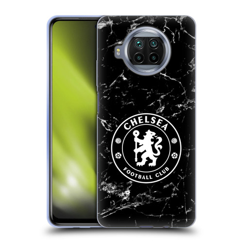 Chelsea Football Club Crest Black Marble Soft Gel Case for Xiaomi Mi 10T Lite 5G