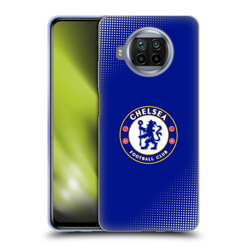 Chelsea Football Club Crest Halftone Soft Gel Case for Xiaomi Mi 10T Lite 5G