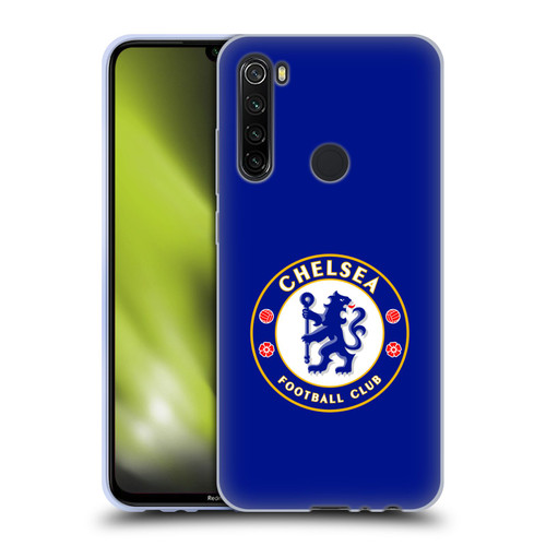 Chelsea Football Club Crest Plain Blue Soft Gel Case for Xiaomi Redmi Note 8T