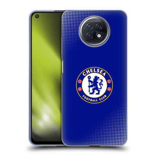 Chelsea Football Club Crest Halftone Soft Gel Case for Xiaomi Redmi Note 9T 5G
