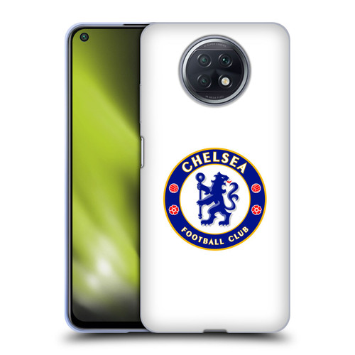 Chelsea Football Club Crest Plain White Soft Gel Case for Xiaomi Redmi Note 9T 5G