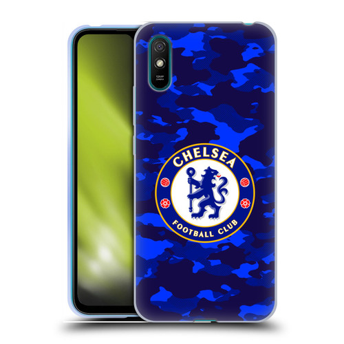 Chelsea Football Club Crest Camouflage Soft Gel Case for Xiaomi Redmi 9A / Redmi 9AT