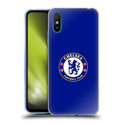 Chelsea Football Club Crest Halftone Soft Gel Case for Xiaomi Redmi 9A / Redmi 9AT