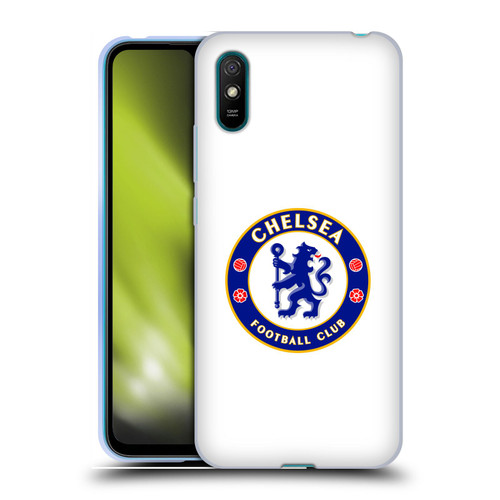 Chelsea Football Club Crest Plain White Soft Gel Case for Xiaomi Redmi 9A / Redmi 9AT