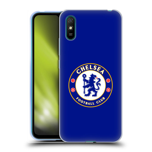 Chelsea Football Club Crest Plain Blue Soft Gel Case for Xiaomi Redmi 9A / Redmi 9AT