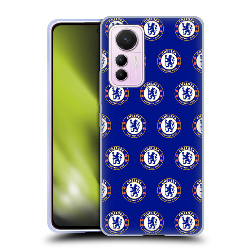 Chelsea Football Club Crest Pattern Soft Gel Case for Xiaomi 12 Lite