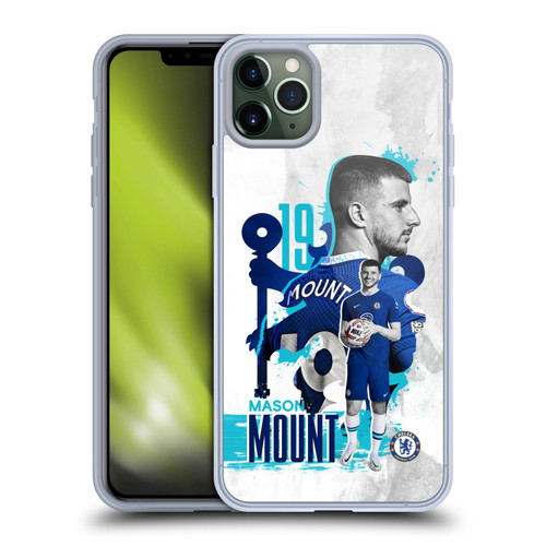 Chelsea Football Club 2022/23 First Team Mason Mount Soft Gel Case for Apple iPhone 11 Pro Max