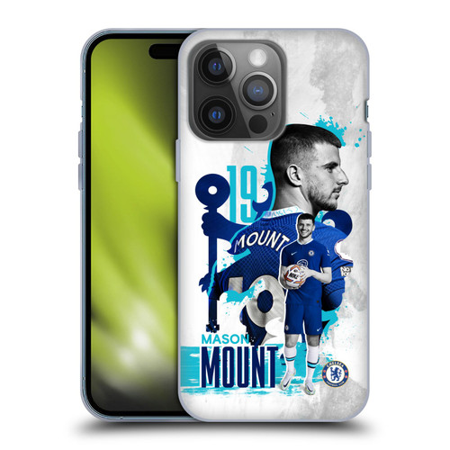 Chelsea Football Club 2022/23 First Team Mason Mount Soft Gel Case for Apple iPhone 14 Pro