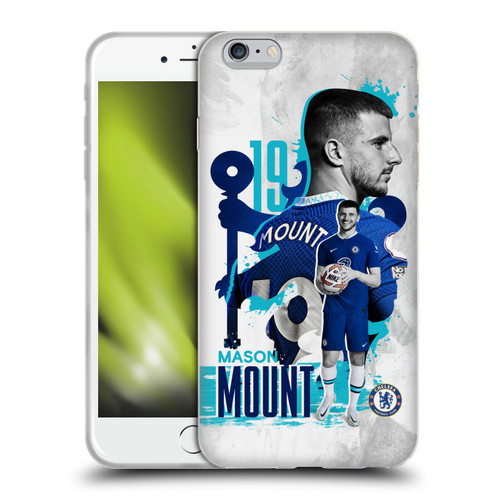 Chelsea Football Club 2022/23 First Team Mason Mount Soft Gel Case for Apple iPhone 6 Plus / iPhone 6s Plus