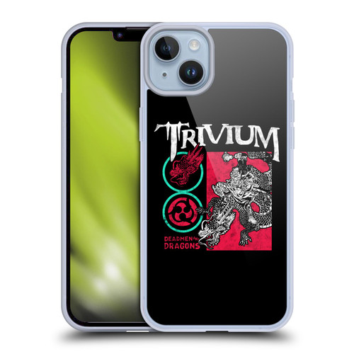 Trivium Graphics Deadmen And Dragons Date Soft Gel Case for Apple iPhone 14 Plus