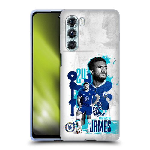 Chelsea Football Club 2022/23 First Team Reece James Soft Gel Case for Motorola Edge S30 / Moto G200 5G