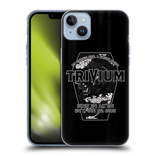Trivium Graphics No Gods Soft Gel Case for Apple iPhone 14 Plus