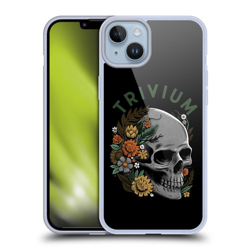 Trivium Graphics Skelly Flower Soft Gel Case for Apple iPhone 14 Plus