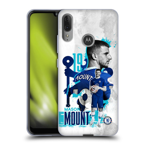 Chelsea Football Club 2022/23 First Team Mason Mount Soft Gel Case for Motorola Moto E6 Plus