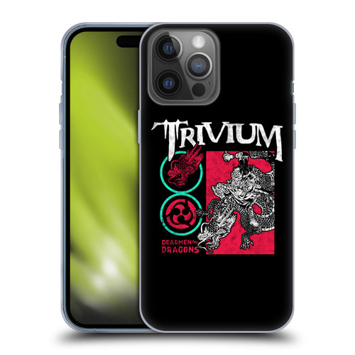Trivium Graphics Deadmen And Dragons Date Soft Gel Case for Apple iPhone 14 Pro Max