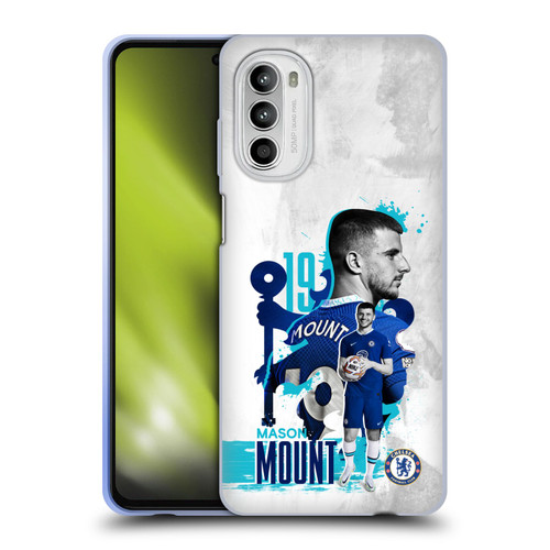 Chelsea Football Club 2022/23 First Team Mason Mount Soft Gel Case for Motorola Moto G52