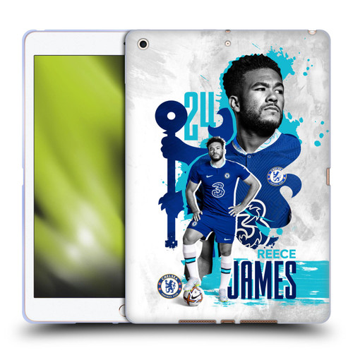 Chelsea Football Club 2022/23 First Team Reece James Soft Gel Case for Apple iPad 10.2 2019/2020/2021