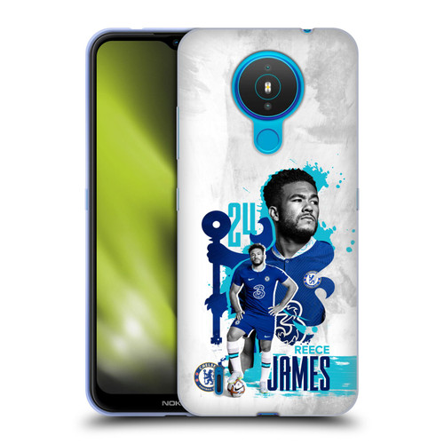 Chelsea Football Club 2022/23 First Team Reece James Soft Gel Case for Nokia 1.4