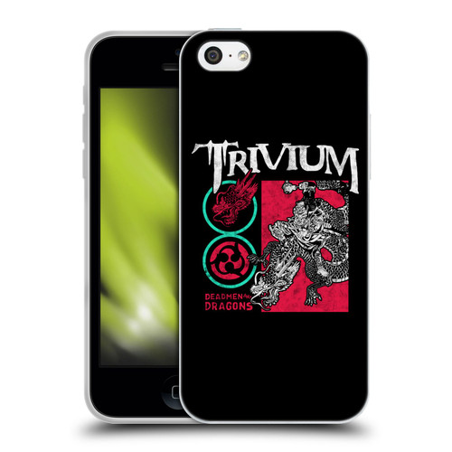 Trivium Graphics Deadmen And Dragons Date Soft Gel Case for Apple iPhone 5c