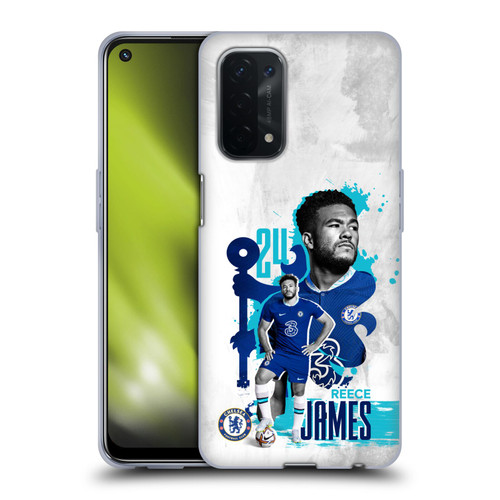 Chelsea Football Club 2022/23 First Team Reece James Soft Gel Case for OPPO A54 5G