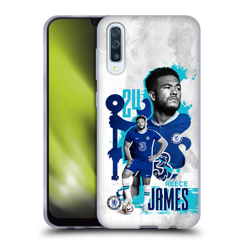 Chelsea Football Club 2022/23 First Team Reece James Soft Gel Case for Samsung Galaxy A50/A30s (2019)