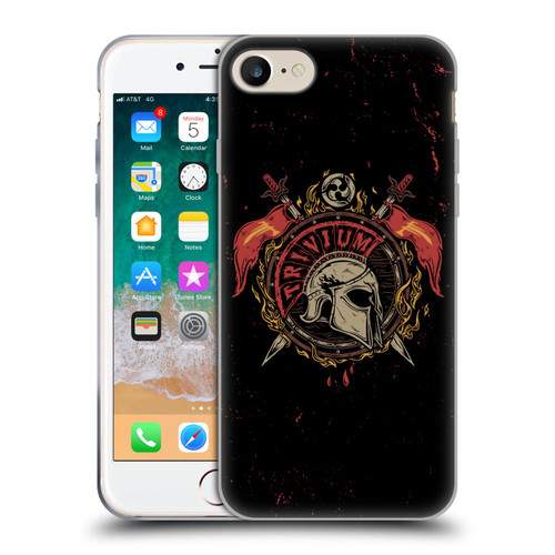 Trivium Graphics Knight Helmet Soft Gel Case for Apple iPhone 7 / 8 / SE 2020 & 2022